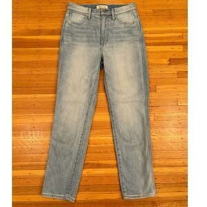 Madewell Stovepipe Lightwash Jeans